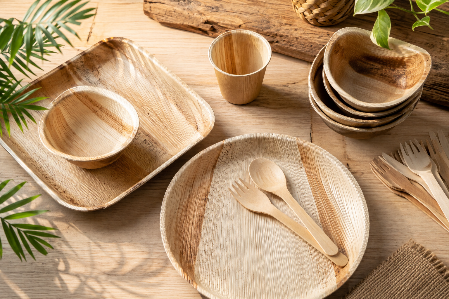 Areca plate